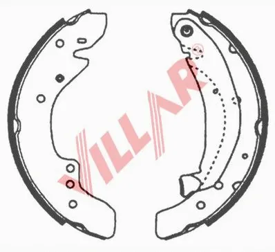 Brake Shoe Set (629.0625)