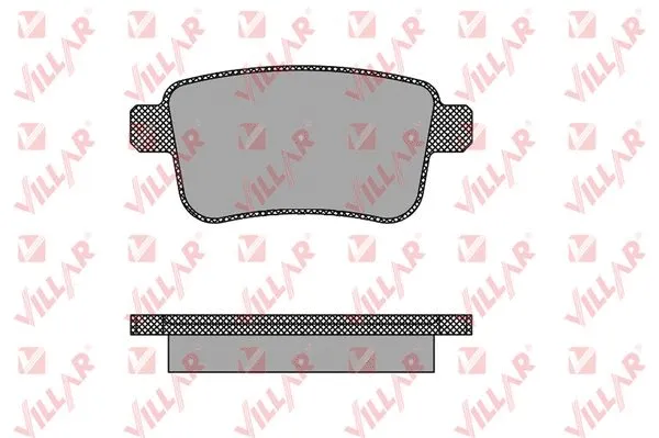 Brake Pad Set, disc brake (626.1487)