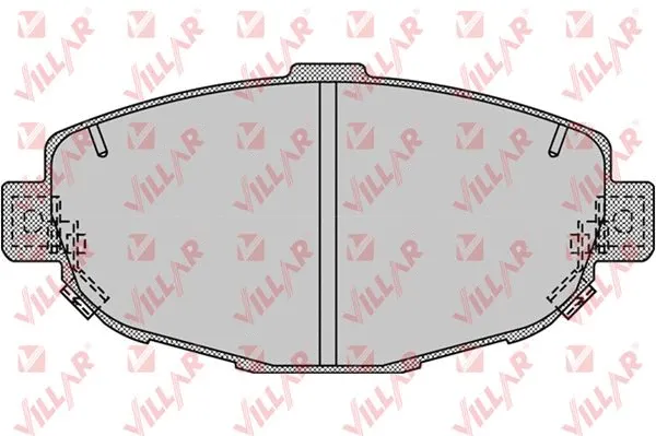 Brake Pad Set, disc brake (626.0992)