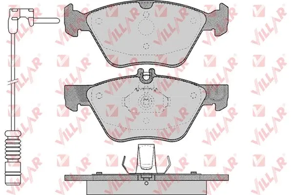 Brake Pad Set, disc brake (626.0406A)