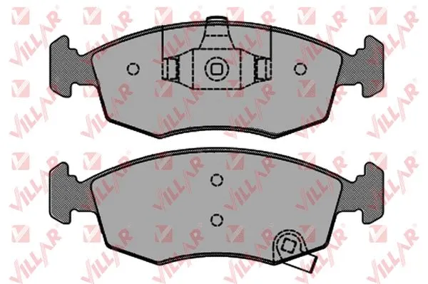 Brake Pad Set, disc brake (626.1722)