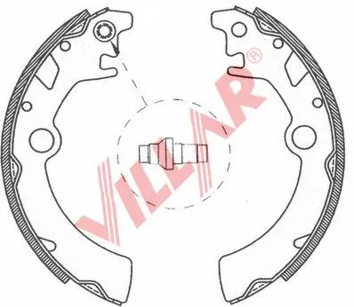 Brake Shoe Set (629.0768)