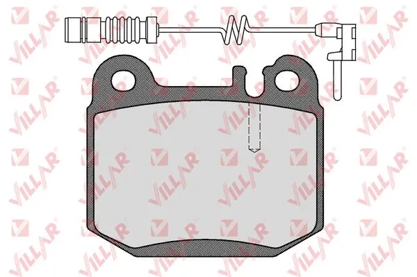 Brake Pad Set, disc brake (626.0901A)