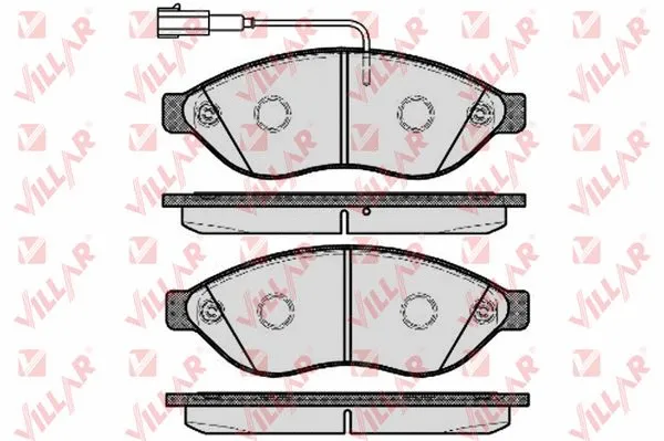 Brake Pad Set, disc brake (626.1698)