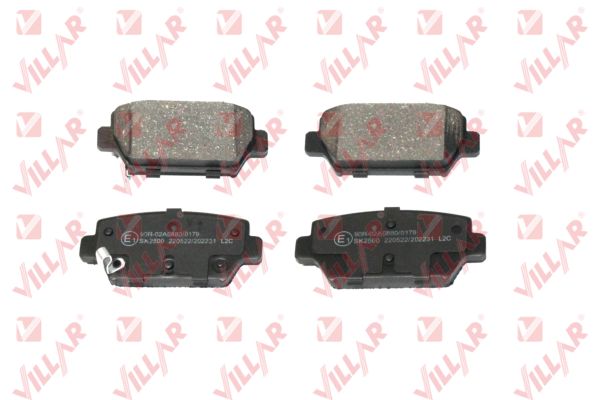 Brake Pad Set, disc brake (626.2231)