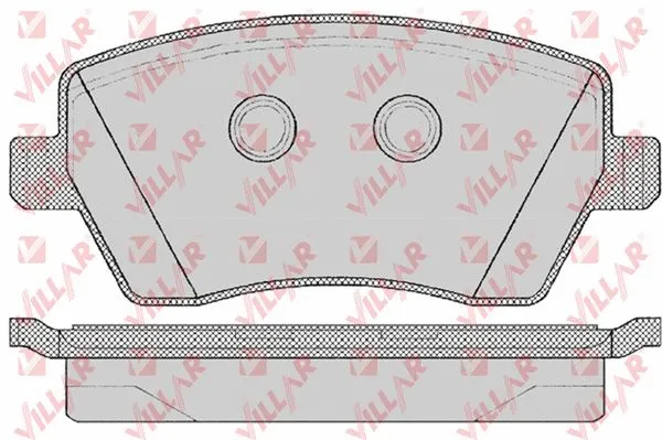 Brake Pad Set, disc brake (626.0867)