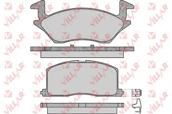Brake Pad Set, disc brake (626.0560)