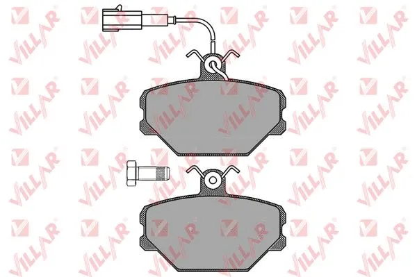 Brake Pad Set, disc brake (626.0102)