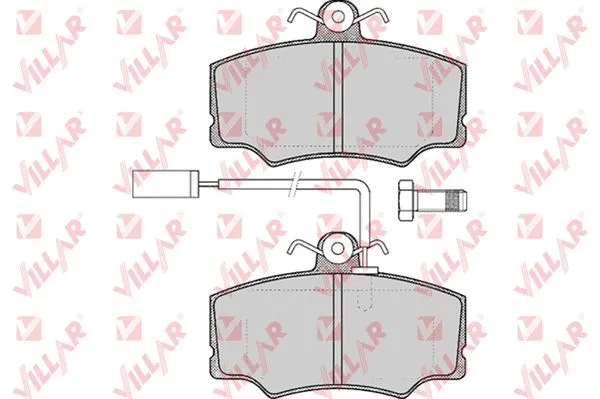 Brake Pad Set, disc brake (626.0316)