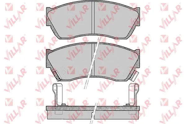 Brake Pad Set, disc brake (626.0343)