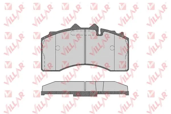 Brake Pad Set, disc brake (626.1858)