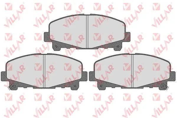 Brake Pad Set, disc brake (626.1607)