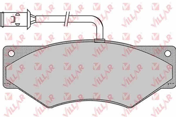 Brake Pad Set, disc brake (626.0879)