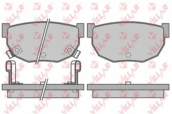 Brake Pad Set, disc brake (626.1048)