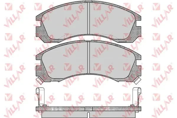 Brake Pad Set, disc brake (626.0578)