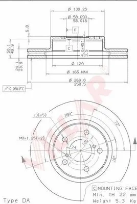 Brake Disc (628.1109)