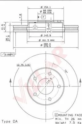 Brake Disc (628.1290)