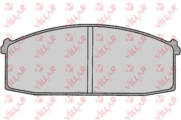 Brake Pad Set, disc brake (626.0252)