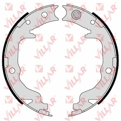 Brake Shoe Set, parking brake (629.0211)