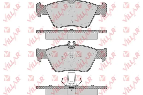 Brake Pad Set, disc brake (626.0409)