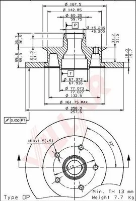 Brake Disc (628.1744)