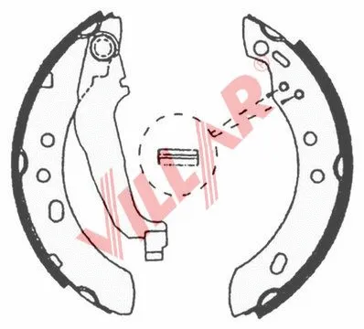 Brake Shoe Set (629.0647)