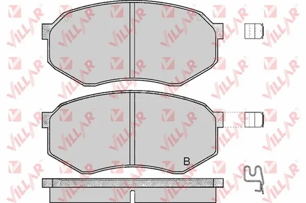 Brake Pad Set, disc brake (626.0374)