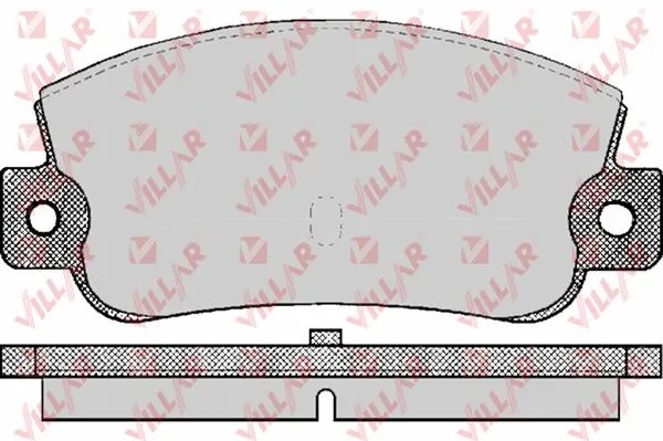 Brake Pad Set, disc brake (626.0410)