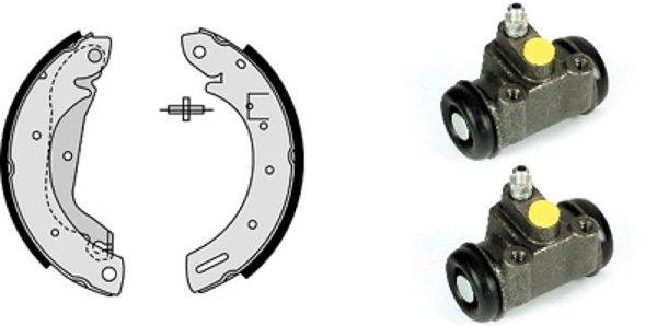 Brake Shoe Set (608.7984)