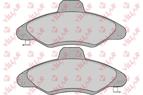 Brake Pad Set, disc brake (626.0717)
