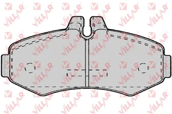 Brake Pad Set, disc brake (626.0672)