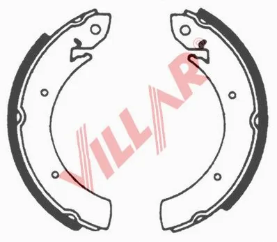 Brake Shoe Set (629.0595)