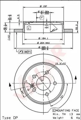 Brake Disc (628.1842)