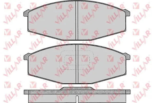 Brake Pad Set, disc brake (626.0575)