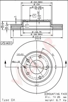 Brake Disc (628.1285)