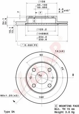 Brake Disc (628.2197)