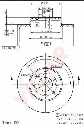 Brake Disc (628.1731)