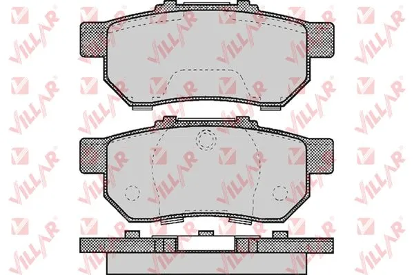 Brake Pad Set, disc brake (626.0505)
