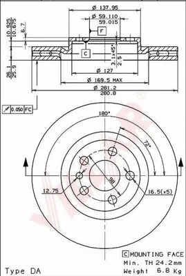 Brake Disc (628.0276)