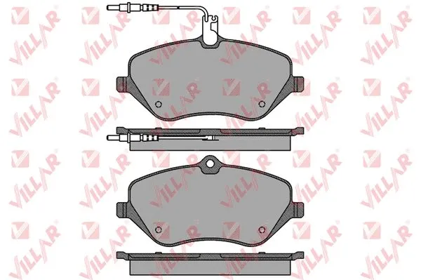 Brake Pad Set, disc brake (626.1666)