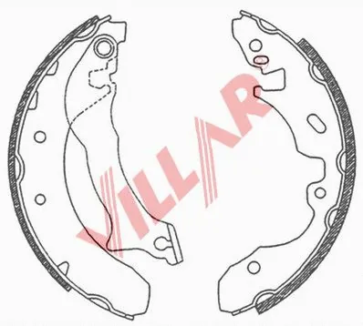 Brake Shoe Set (629.0694)