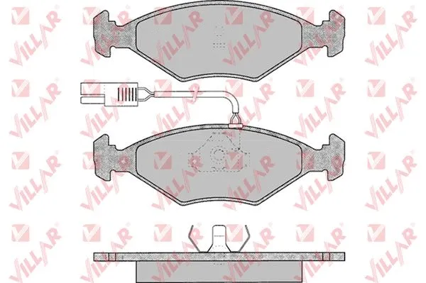 Brake Pad Set, disc brake (626.0017)