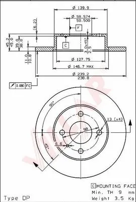 Brake Disc (628.1737)