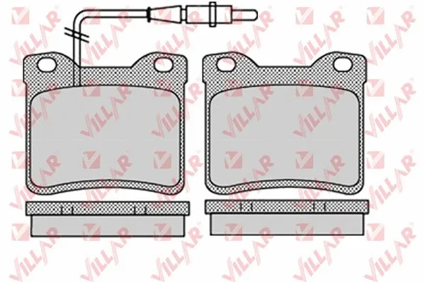 Brake Pad Set, disc brake (626.1134)