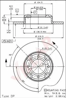 Brake Disc (628.1271)