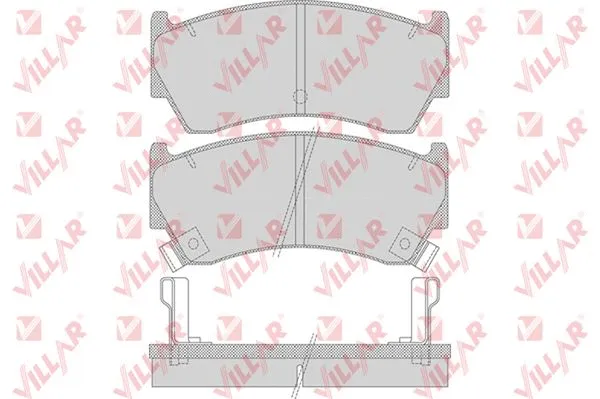 Brake Pad Set, disc brake (626.0759)