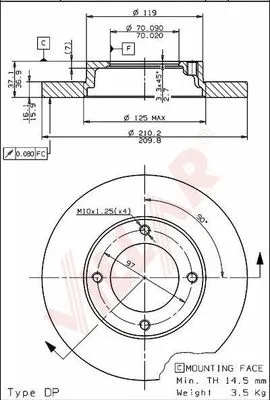 Brake Disc (628.1871)
