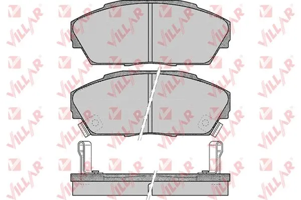 Brake Pad Set, disc brake (626.0555)