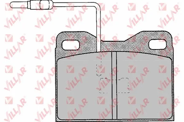 Brake Pad Set, disc brake (626.0121)