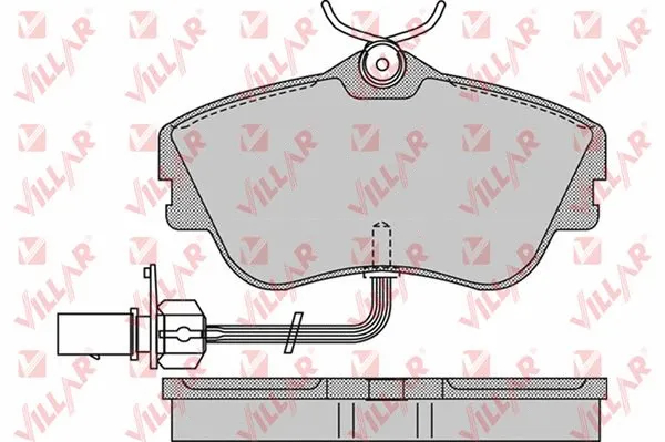 Brake Pad Set, disc brake (626.0977)
